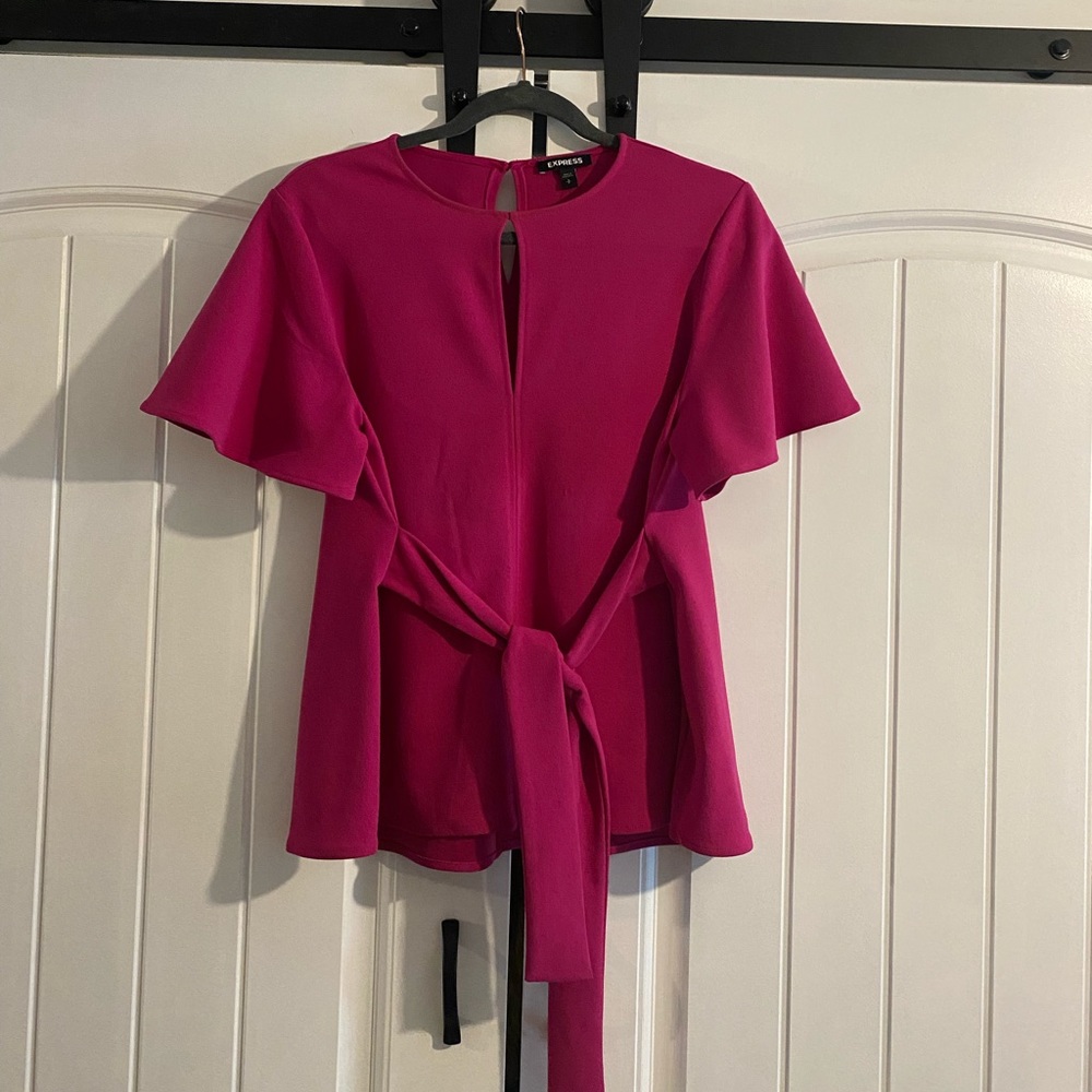 Hot pink express blouse